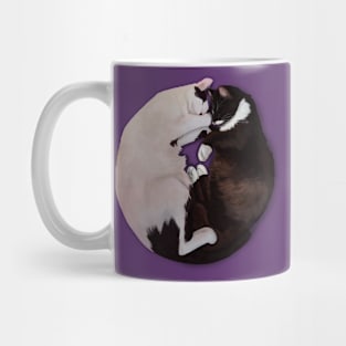 Yin Yang Cats Mug